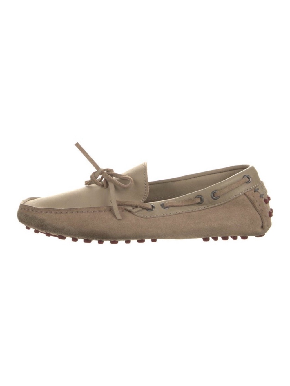 Brunello Cucinelli Women's Tan Suede Loafers